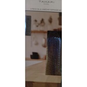 TAHARI HOME (2) Piece Oil & Vinegar Dispenser Set, (2) 16oz. Dispenser Bottles‎